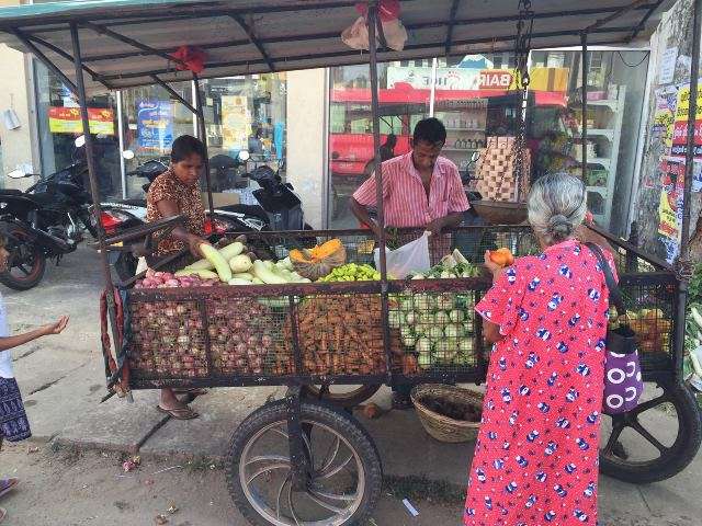 Marktstand in Colombo