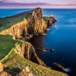 Schottland-Leuchtturm-Meer-Küste-Reisebüro