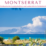 Vulkanlandschaft auf der Insel Montserrat