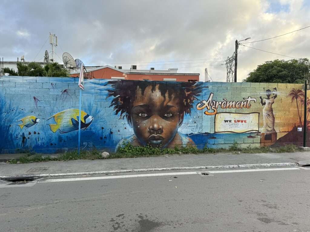 Streetart auf Saint Martin - Wandmalerei