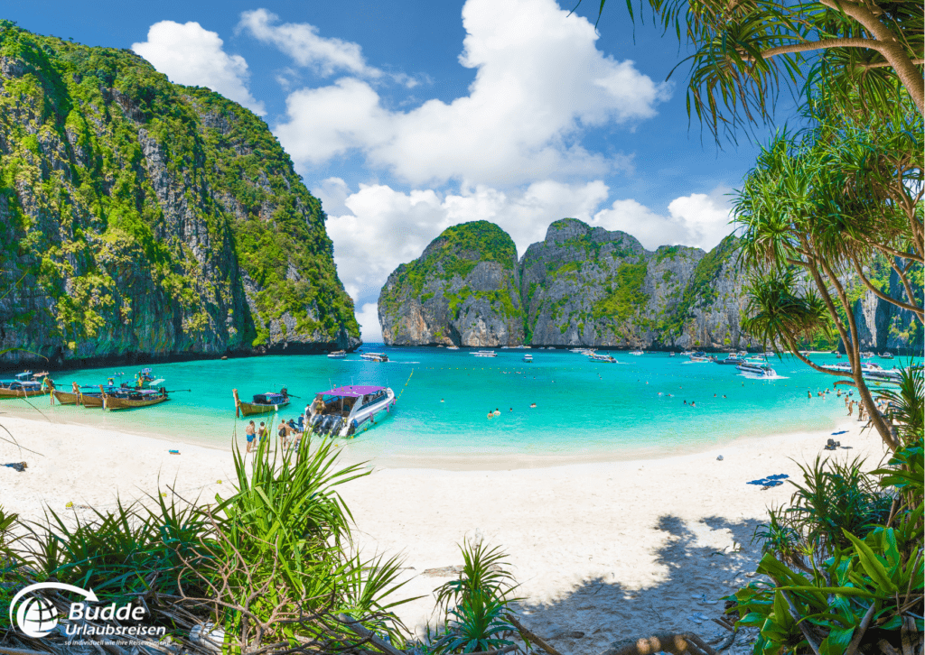 Reiseziele Februar 2025 - Maya Bay in Thailand, idyllischer Strand