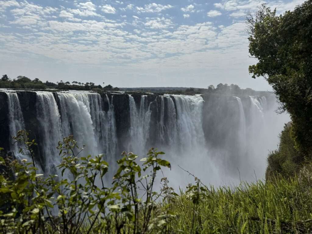 Victoria Falls Wasserfälle im Nationalpark, Simbabwe