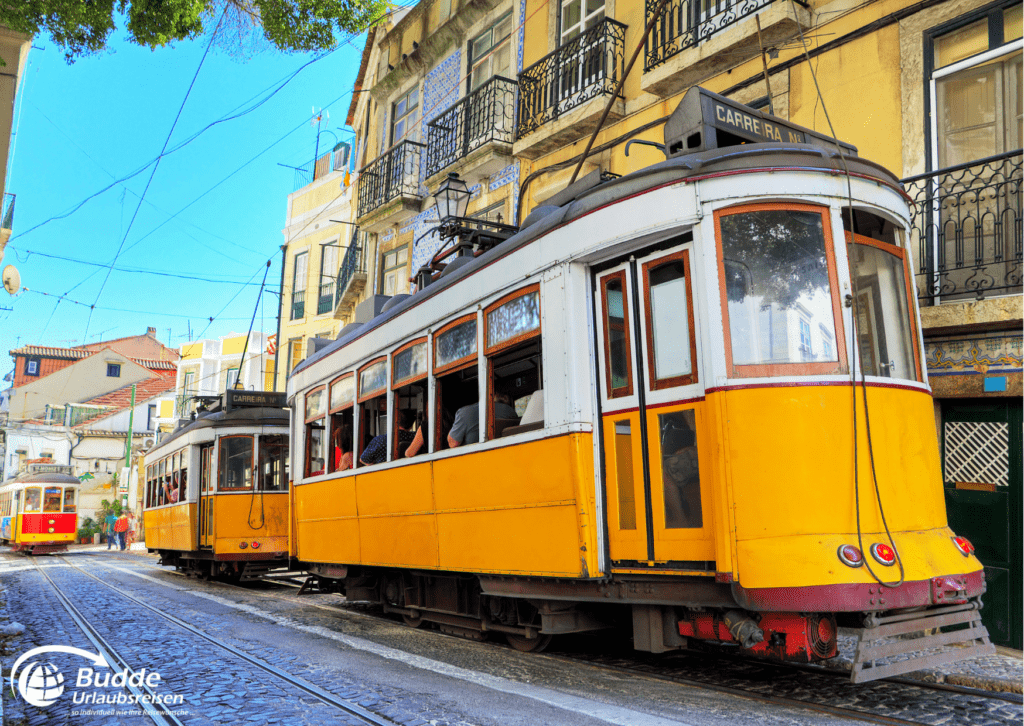 Historische Straßenbahn in Lissabon, Portugal - Reiseziele März 2025, Urlaubsreisen, Reisebüro Bad Kreuznach.