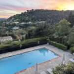 Sonnenuntergang über dem Pool in Saint Paul de Vence – Ferienhaus Saint Paul de Vence, Urlaub Frankreich, Ferienwohnung Frankreich, Ferienhaus Nizza, Urlaub Côte d’Azur