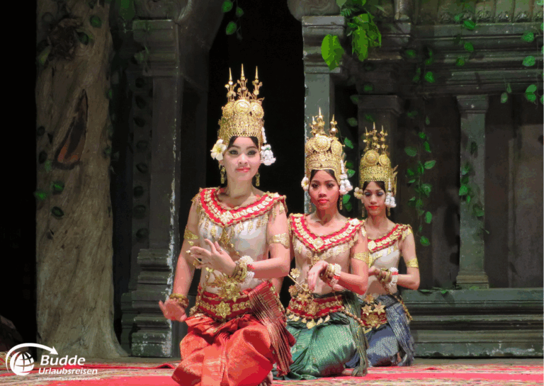 Gruppenreisen Südostasien – Apsara-Tänzerinnen in Kambodscha
