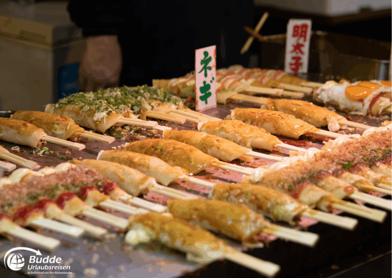 Japan Reiseroute – Streetfood-Stände in Fukuoka