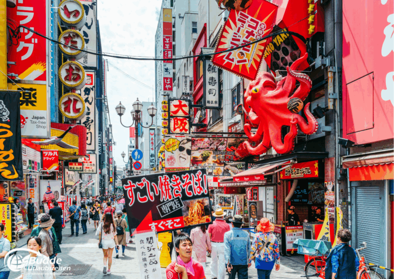Japan Reiseroute – Streetfood-Paradies Dotonbori, Osaka