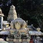 Detailansicht eines Hindu-Tempels mit kunstvollen Skulpturen und Verzierungen in Sri Lanka. - Sri Lanka Urlaub buchen